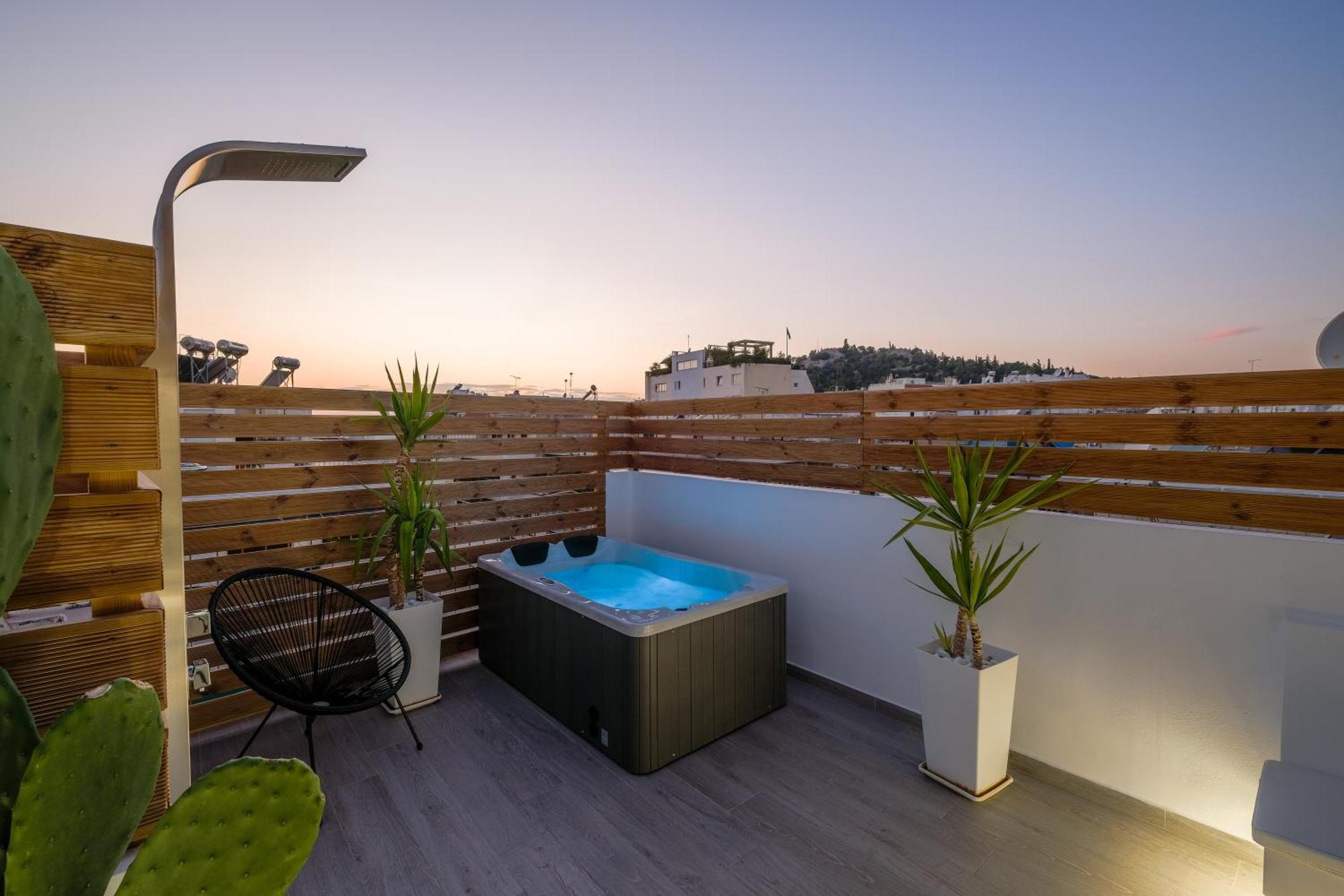 Apartamento Acropolis View With Jacuzzi Atenas Exterior foto